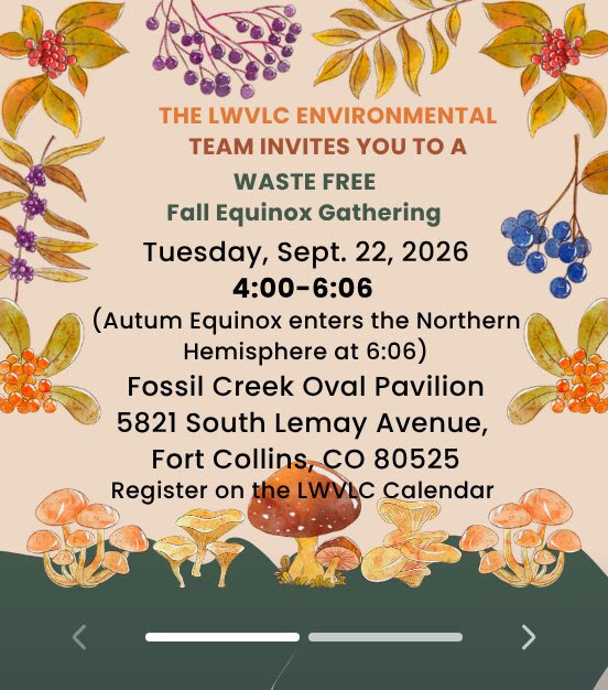 Environmental Team Social flyer