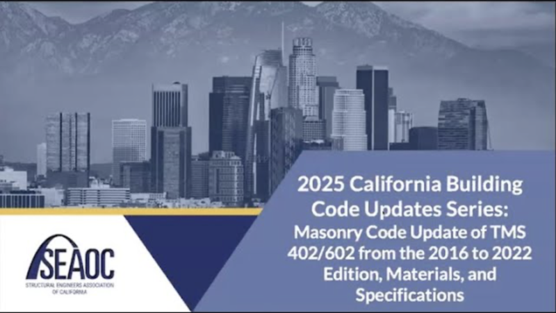 Masonry Code Update Recording