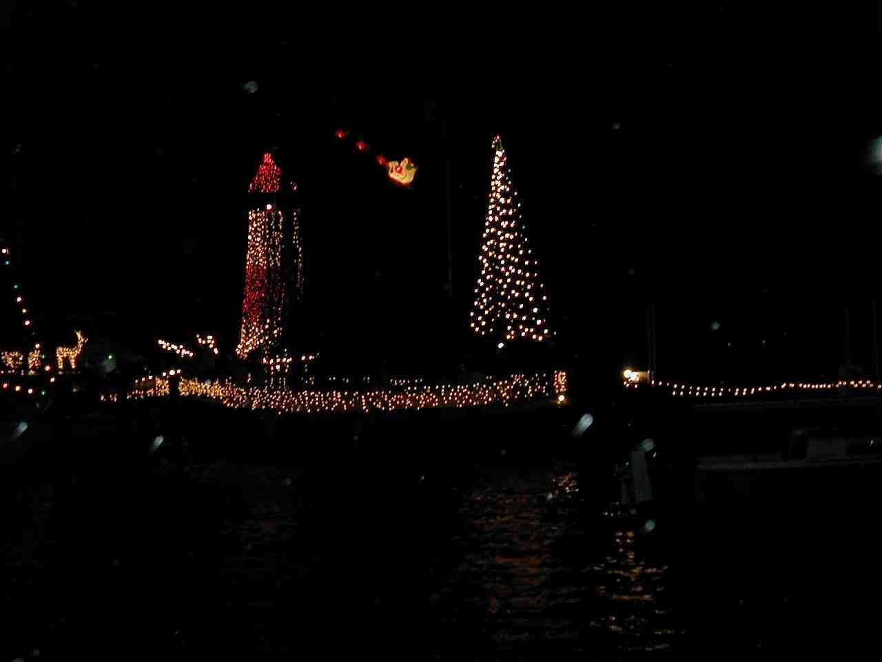 Lighted boat