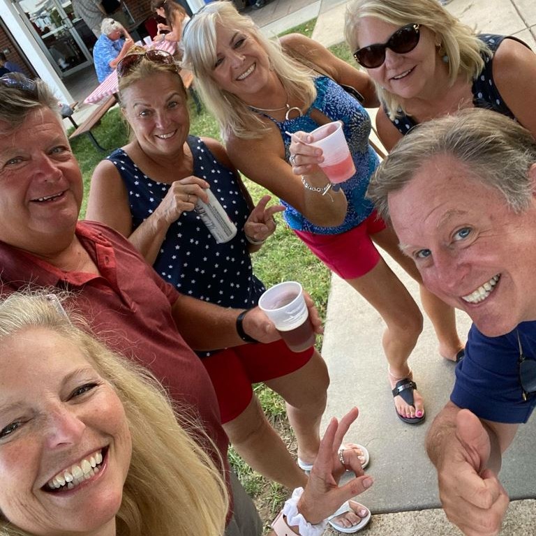 Whalen Hazell and friends at picnic