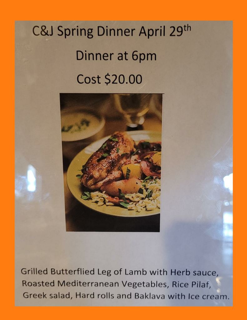2023 April C&J Spring Dinner