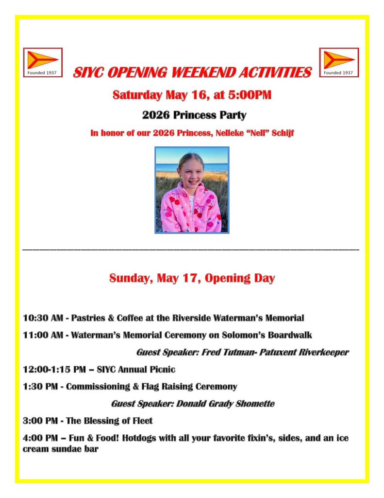 2026 May New Opening Day
