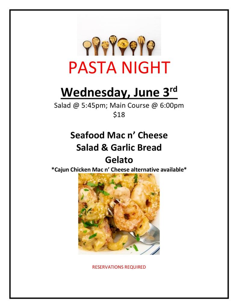 2026 June Pasta Night