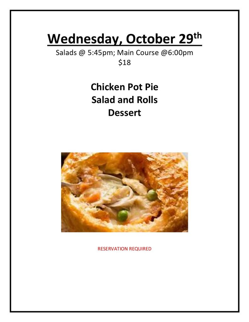 2025 Oct Chicken Pot Pie