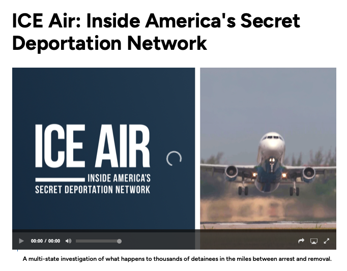 Featured Community Event: 9News Investigation ICE Air: Inside America's Secret Deportation Network