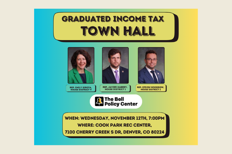 Featured Community Event: Bell Policy Center Proposed 2026 Graduated Income Tax Ballot Question November 12, 2025 event