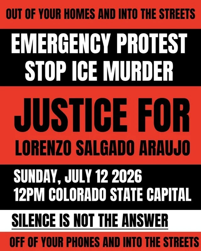 Featured Community Event: ICE Protest at State Capitol July 12, 2026 event