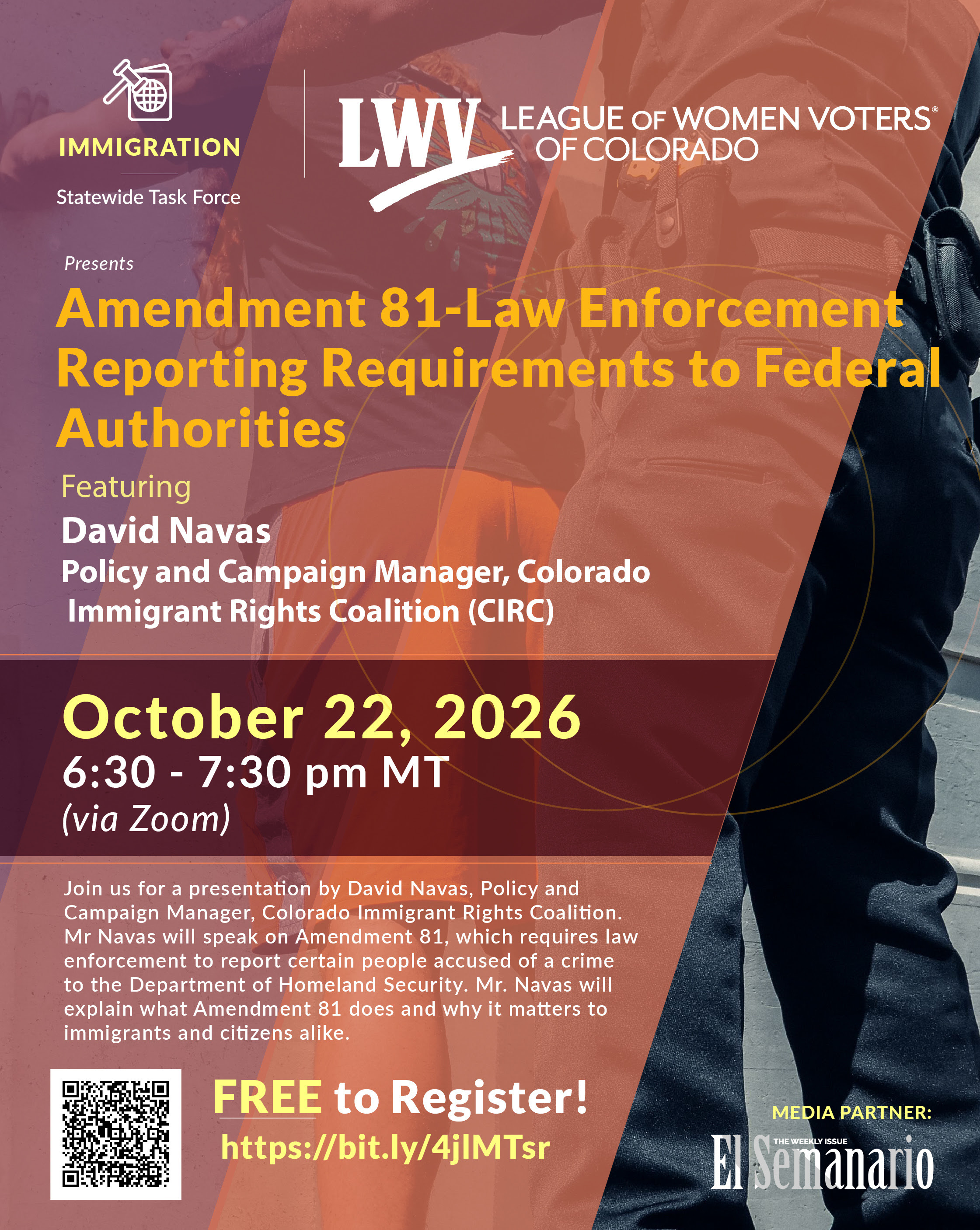 LWVCO Immigration Task Force October 22, 2026 Amendment 81