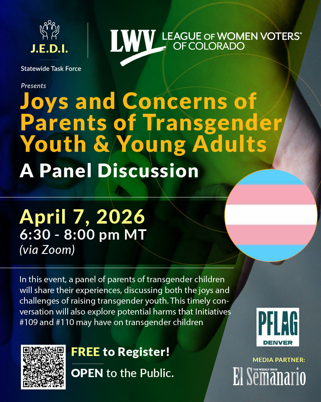 LWVCO Justice, Equity, Diversity, and Inclusion Task Force April 7, 2026 event