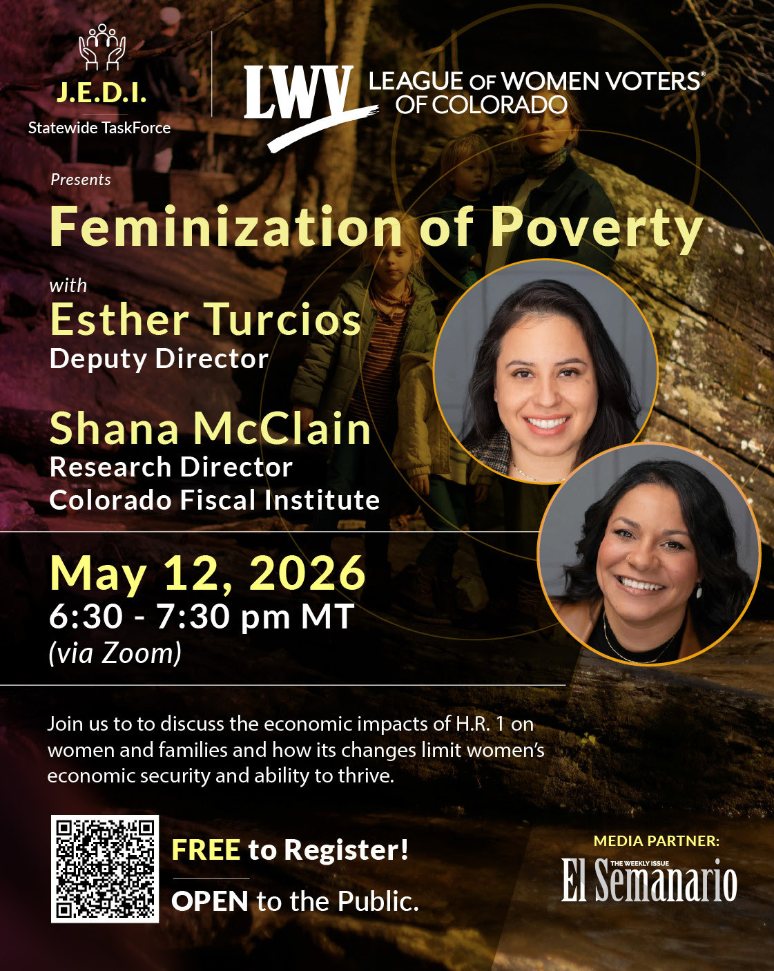 LWVCO Justice, Equity, Diversity, and Inclusion Task Force May 12, 2026 event