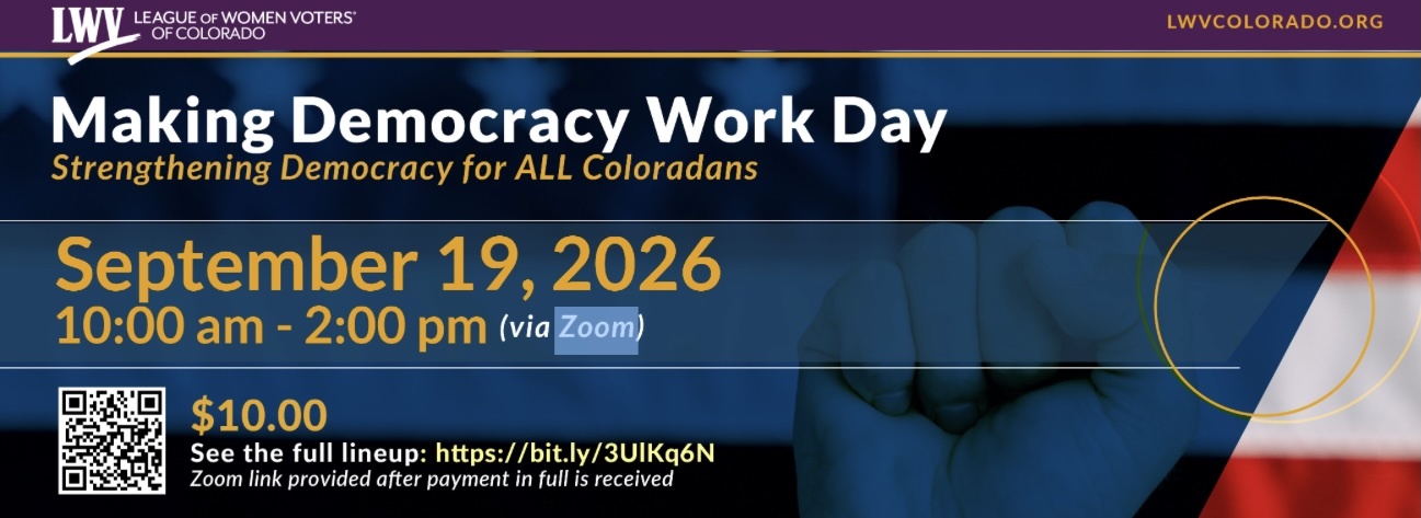 LWVCO Making Democracy Work Day 2026