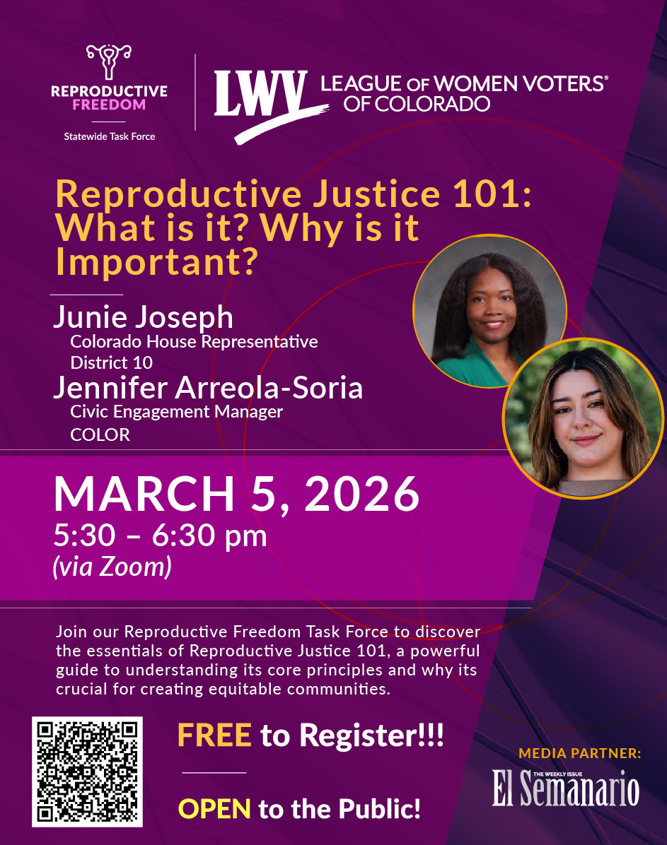 LWVCO Reproductive Task Force March 5, 2026 event