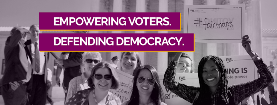 League of Women Voters empowering voters