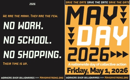 Featured Community Event: National Day of Action general blackout May 1, 2026 event