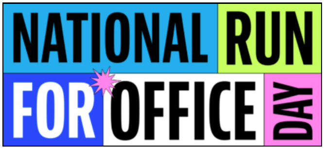 National Run for Office Day logo