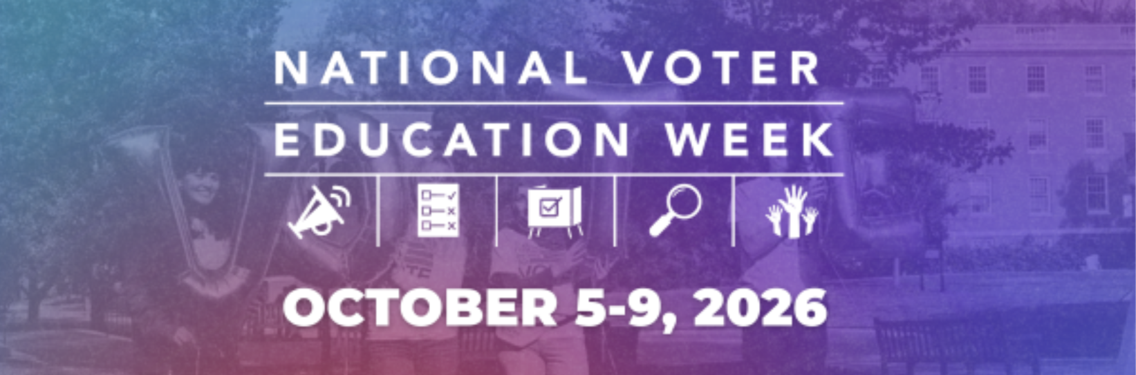 National Voter Education Week 2026 logo