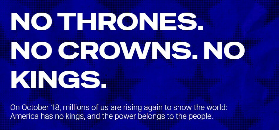 Featured Community Event: No Kings Rallies October 18, 2025 event