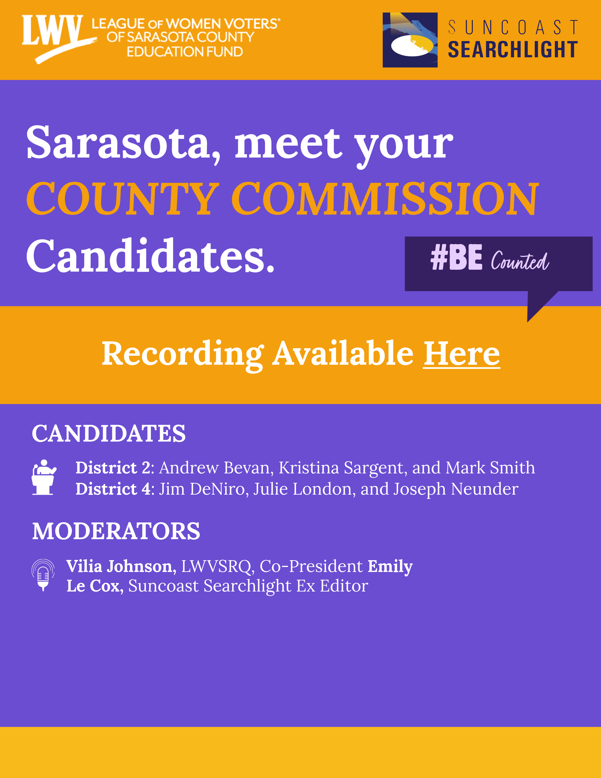 Newly Revised Commission Forum Recording