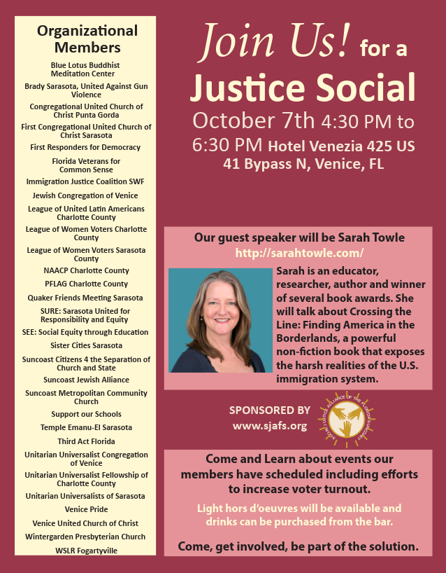 October Social Justice Alliance Flyer