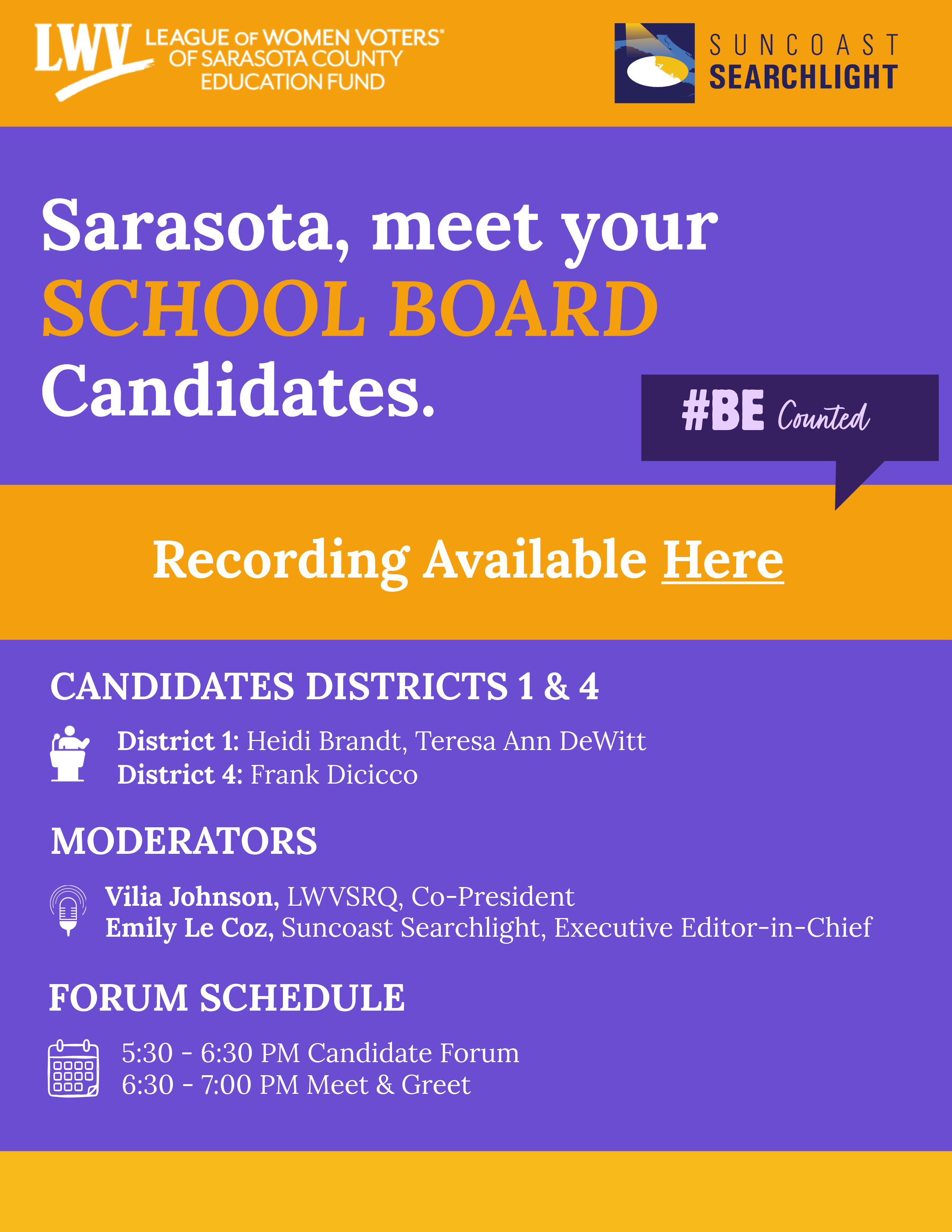 Recorded June 23 SB Forum