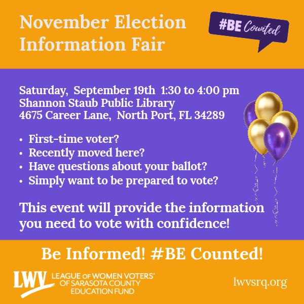 November Election Information Fair
