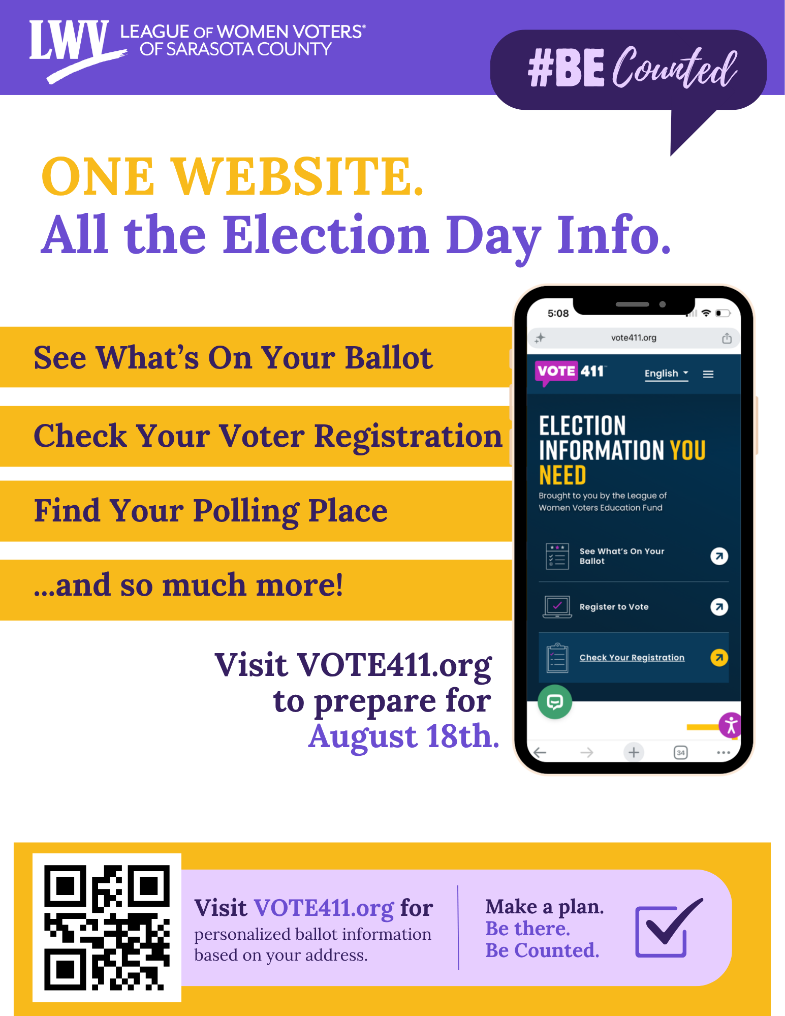 Vote411.org Flyer Image