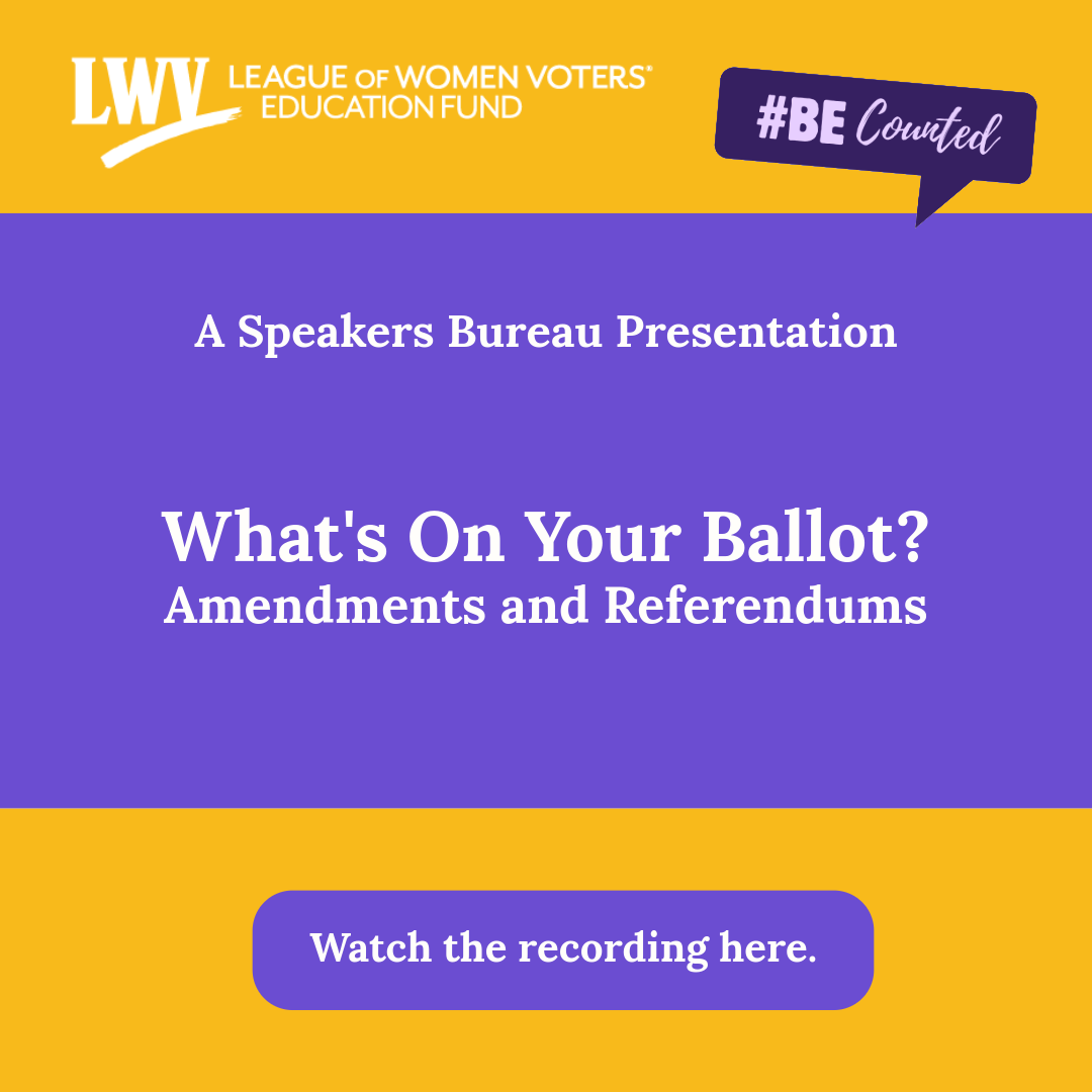 Recorded What's on Your Ballot?