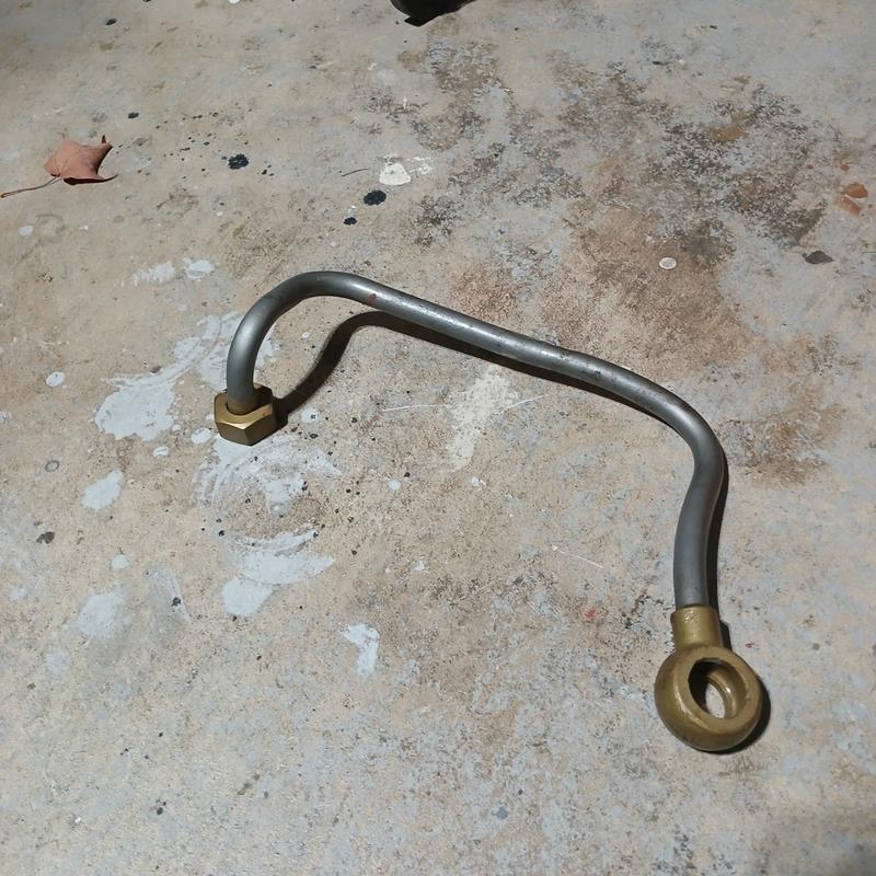 Oil Cooler Bypass Line, steel (Used)