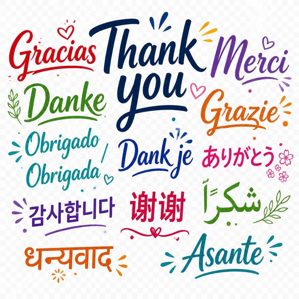 Multi-lingual Thank You