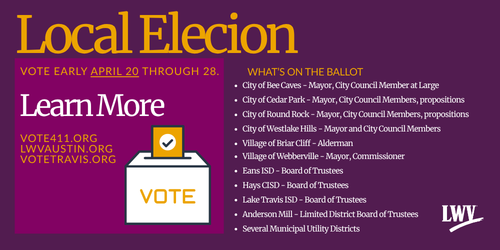 Early Voting local election 2026