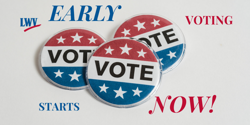 Early Voting Starts now