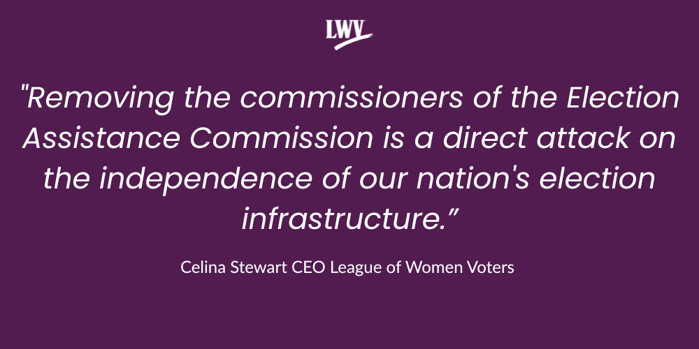 LWVUS Election Assistance Commission Statement