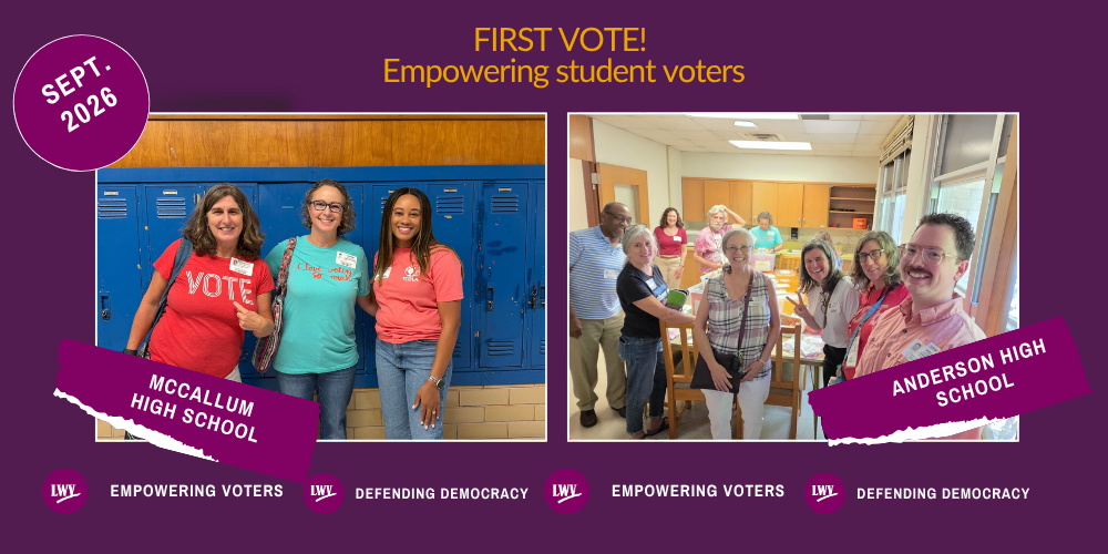 First vote! Volunteers