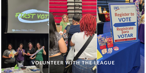 First Vote photo panel.