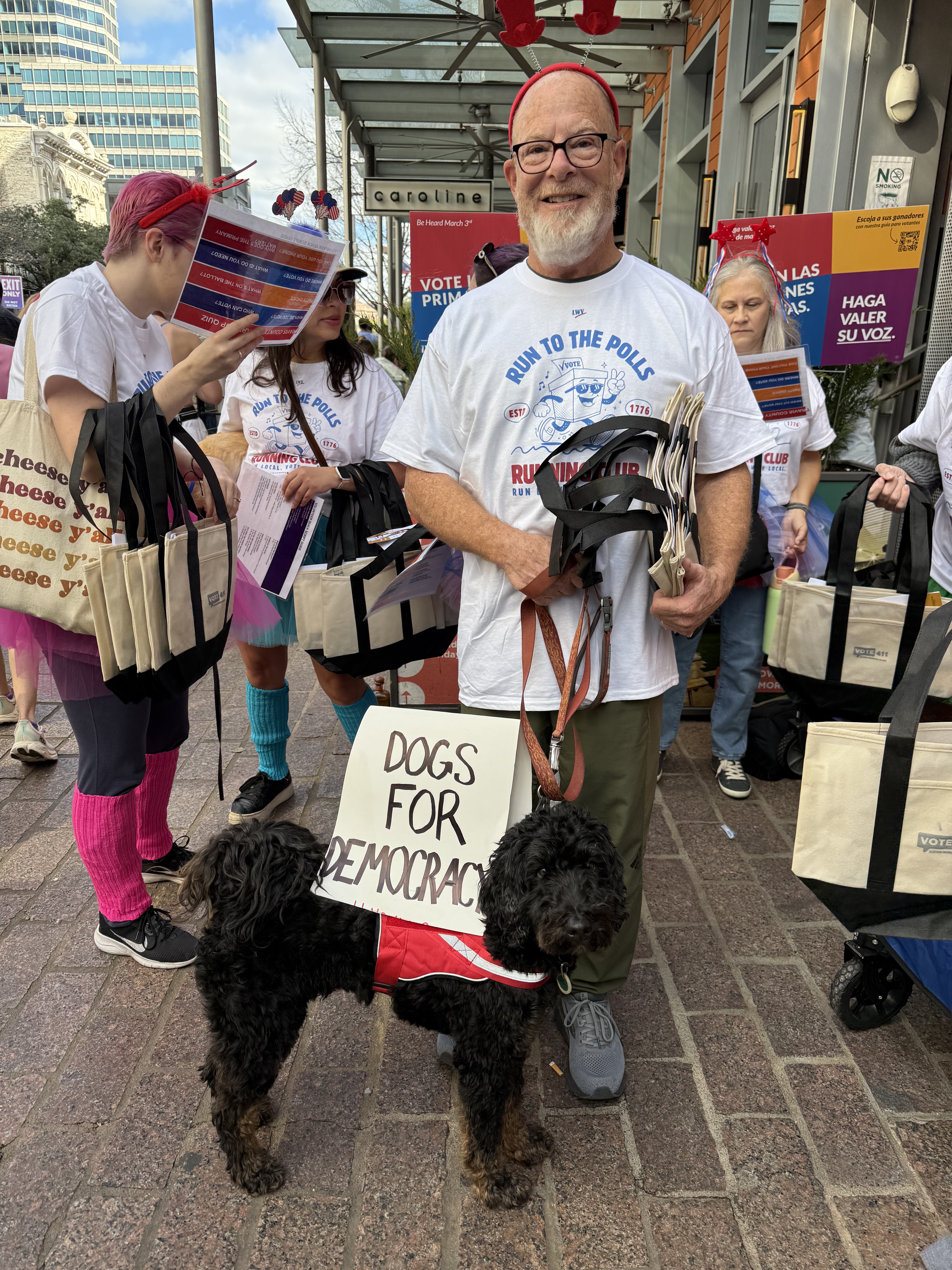 2026 Franklin and Beau at the Austin Marathon