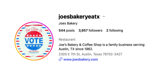 Joes Bakery and Coffee Shop