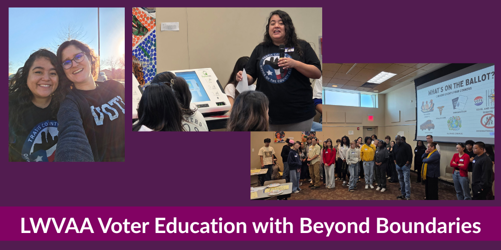 LWVAA Voter Education with Beyond Boundaries