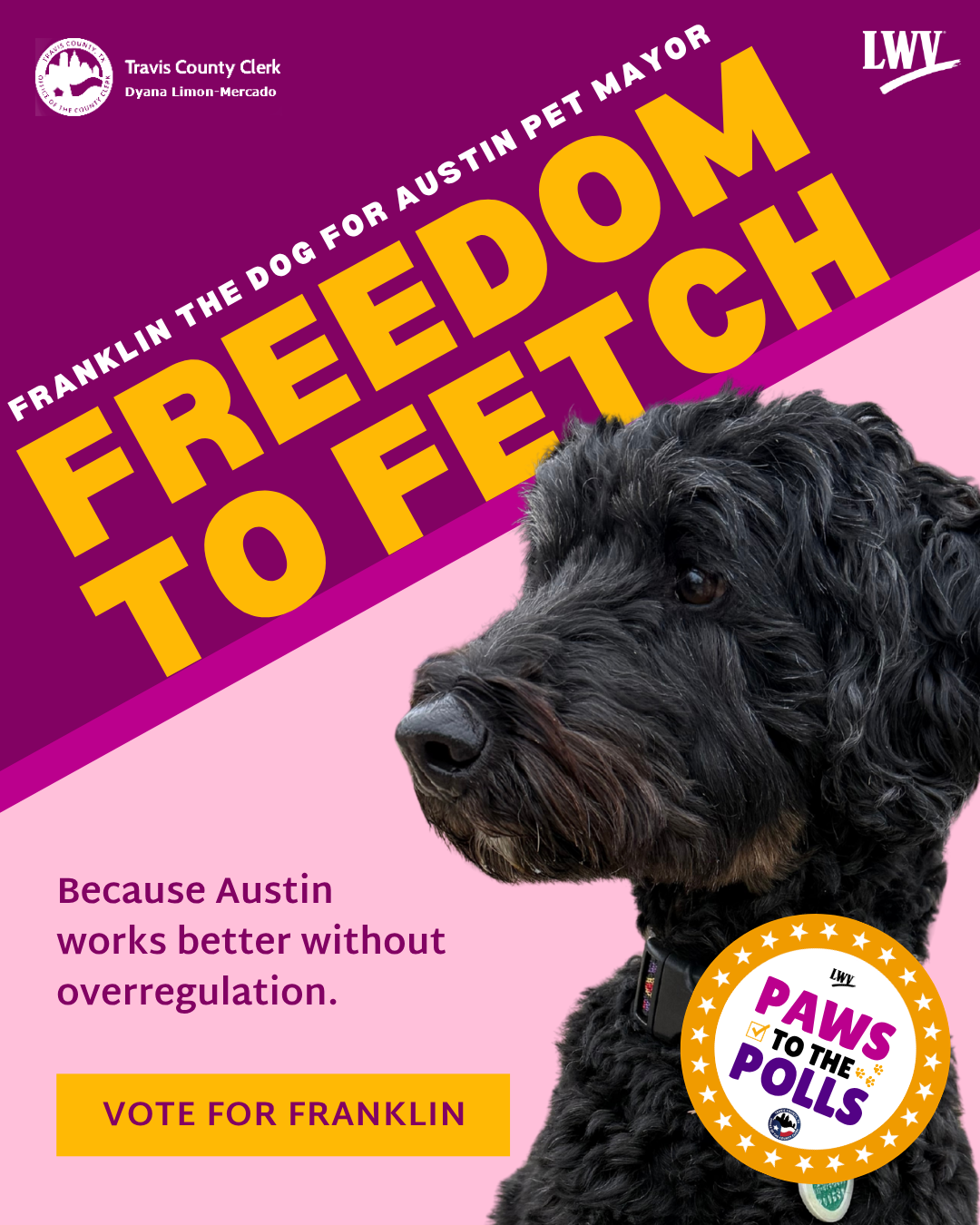 Franklin the Dog Candidate Poster