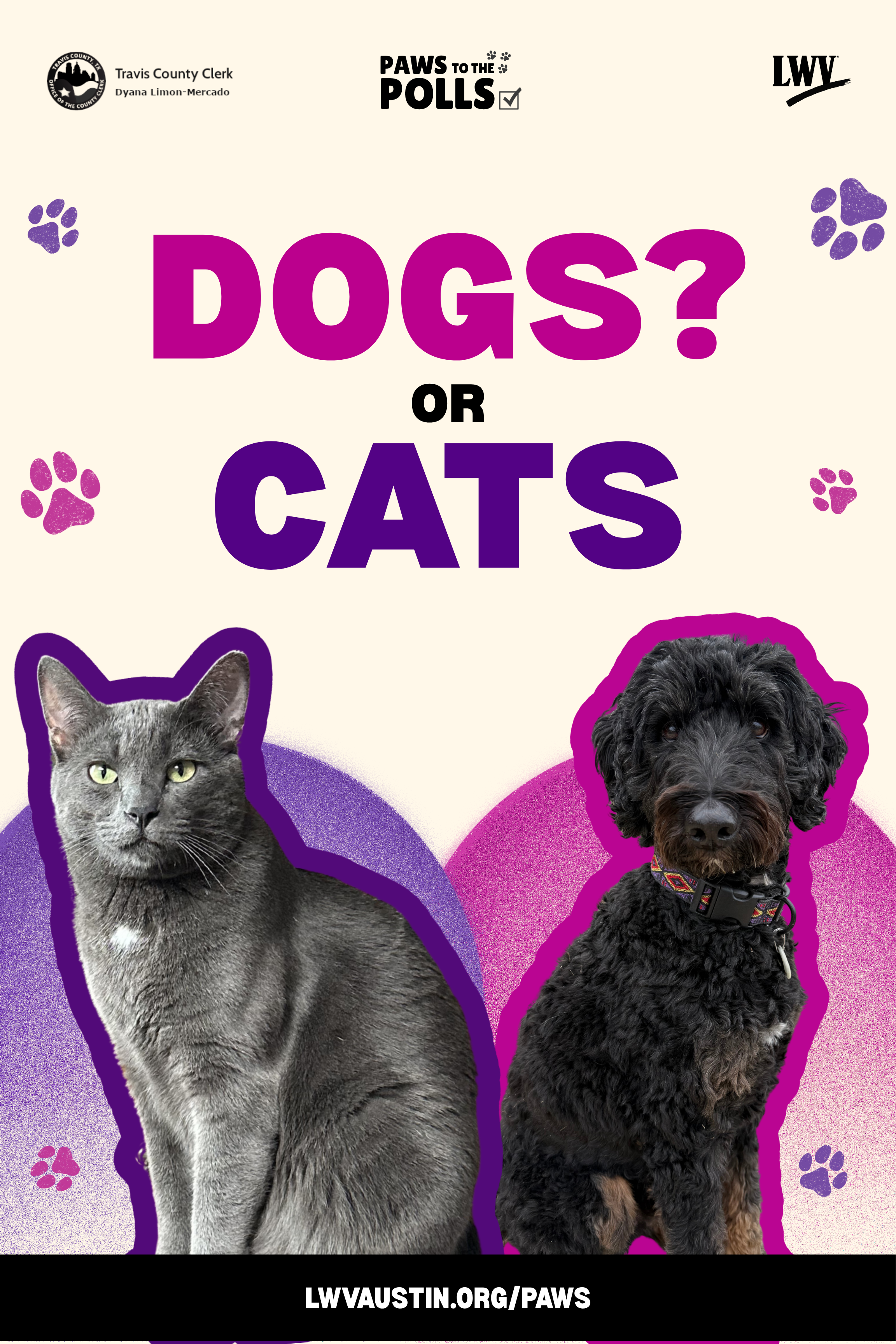 Paws to the Polls poster 2