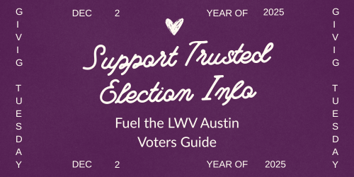 Support Trusted Election Info on Giving Tuesday