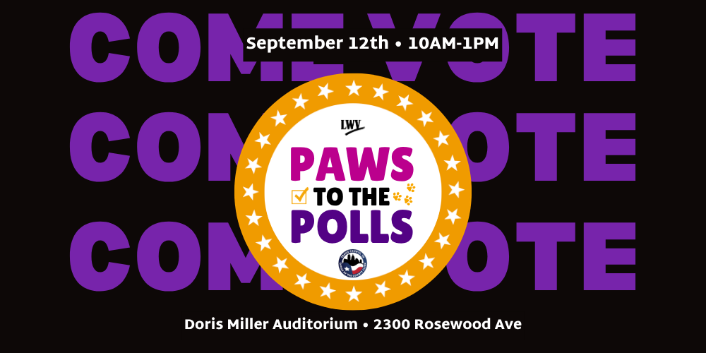 PAWS to the Polls at Civics Future Fest