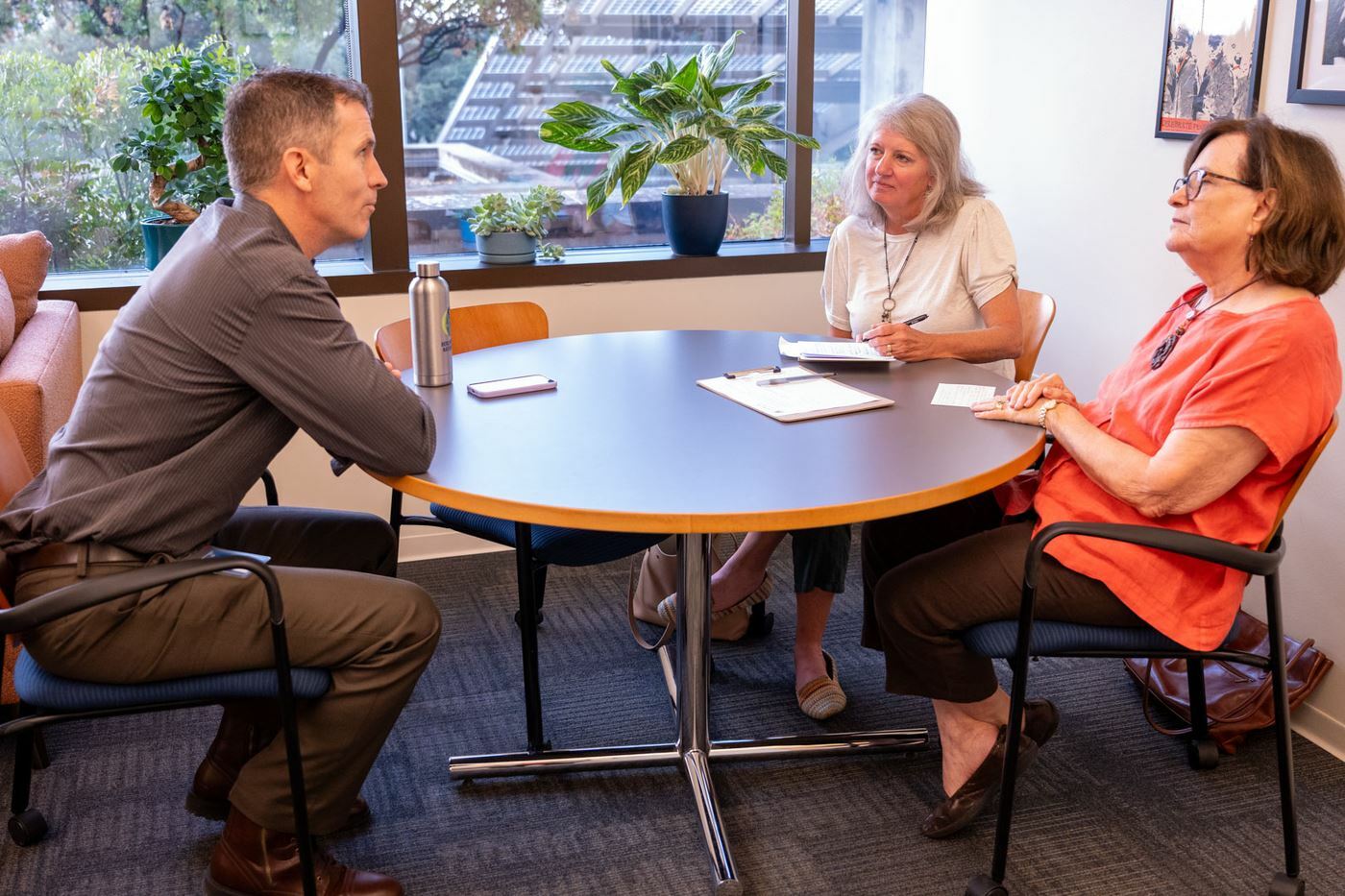 Kathy McHorse and Karen Nicholson interview City Council member, Mike Siegel