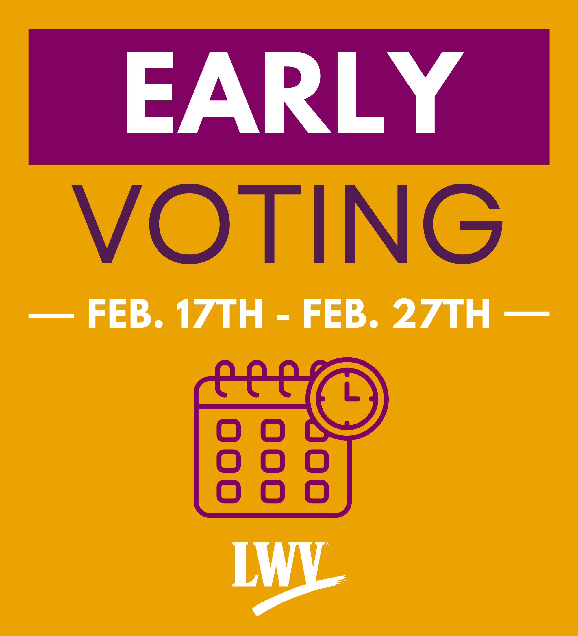 Early Voting Flyer Feb 16th 2026