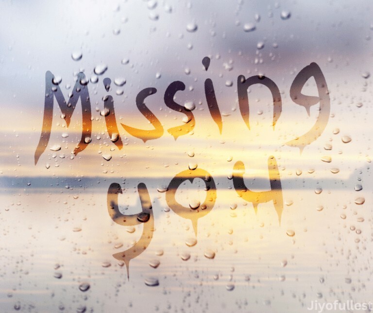 Missing you.