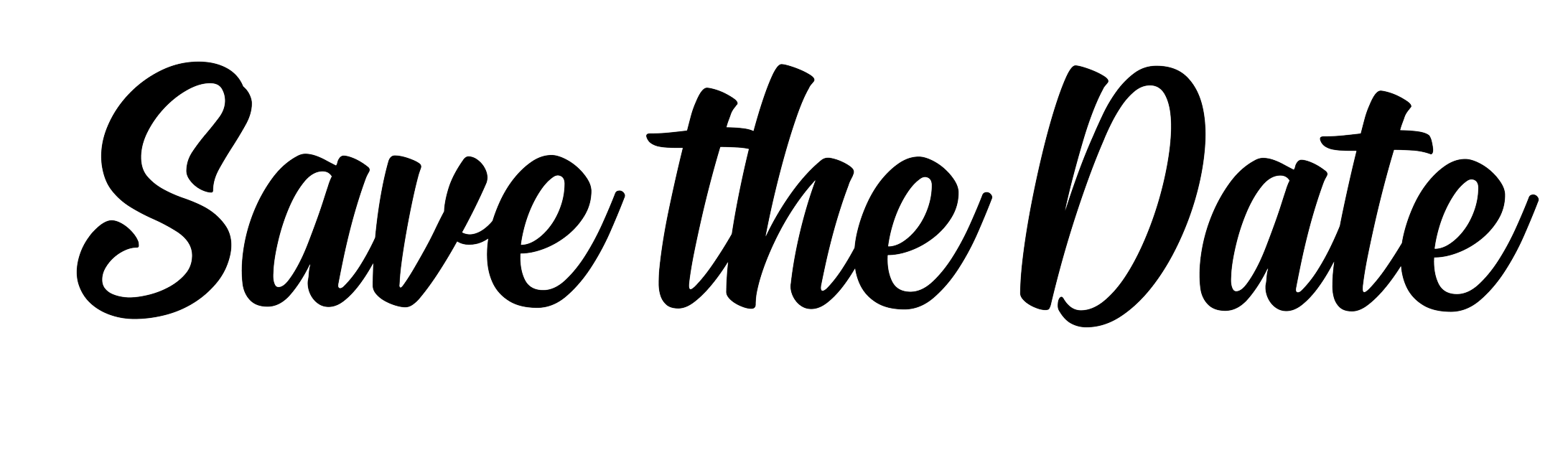save the date script