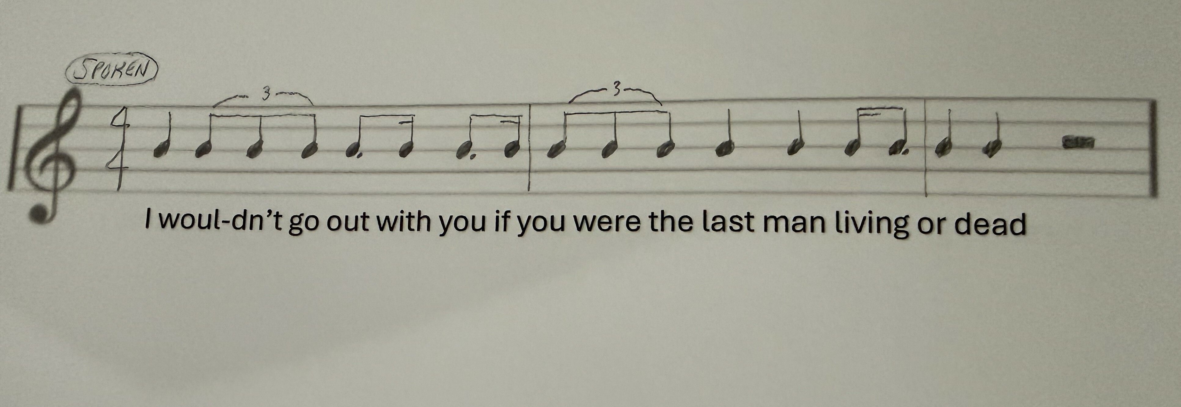 Speaking Part - Sops and Altos