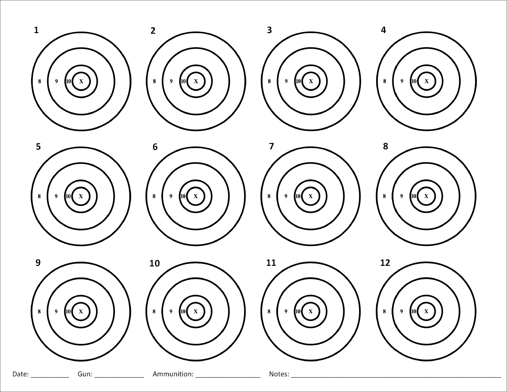 Download the practice target