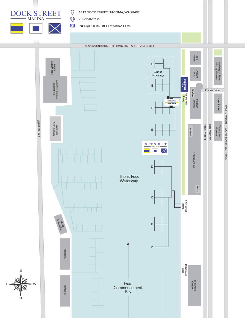 Dock Street Marina Map