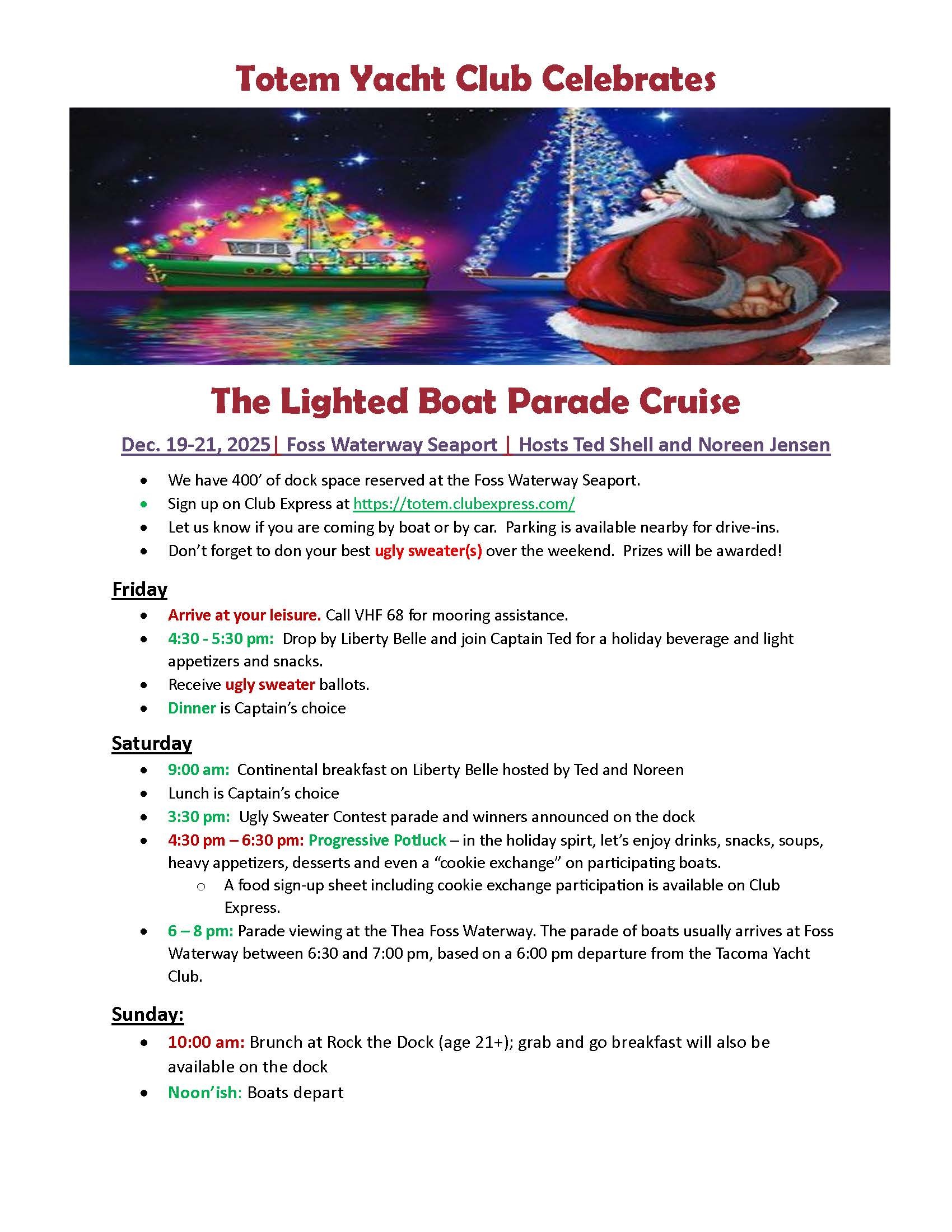 Lighted Boat Parade 2025