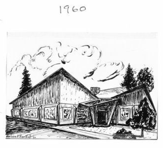 Sketch of the ASA building 1960
